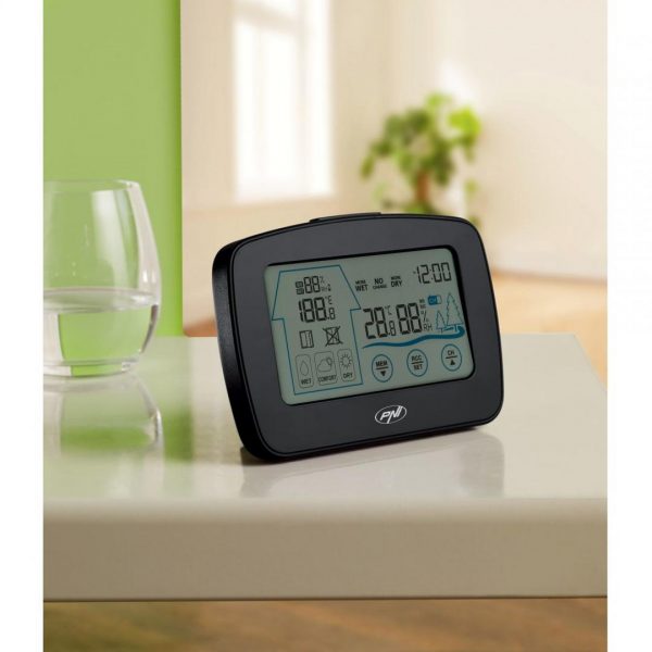 Statie meteo PNI MS500 cu senzor extern fara fir, afiseaza - imagine 8