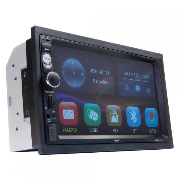 Navigatie multimedia PNI V8270 2 DIN cu GPS MP5, touch - imagine 8