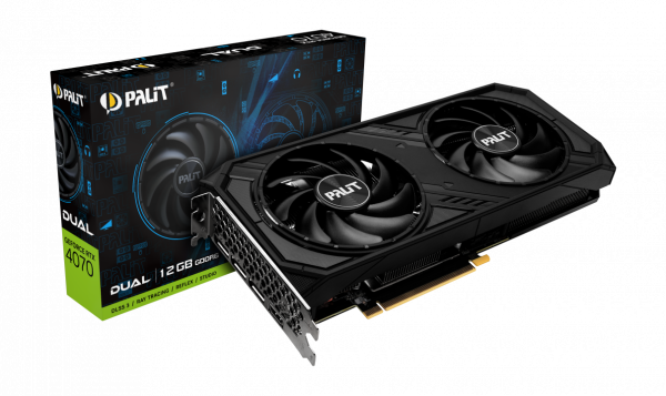 Placa Video PALIT GEFORCE RTX 4070 DUAL 12GB GDDR6 192