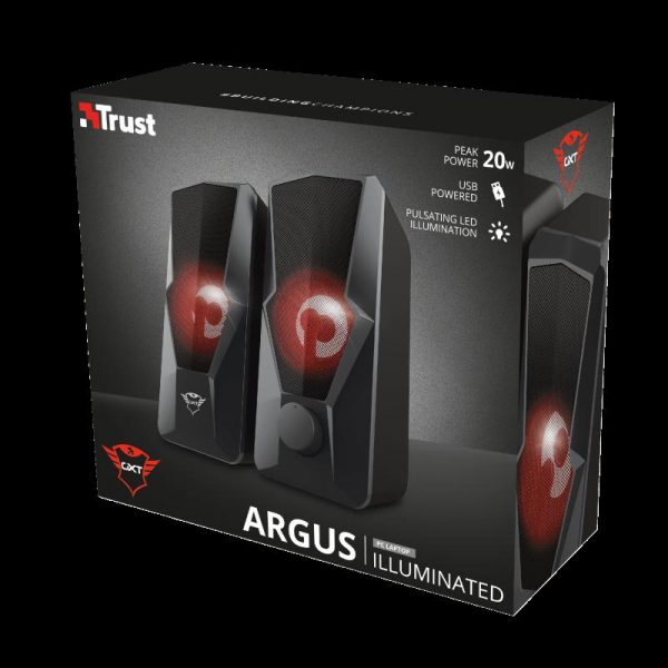 Boxe Stereo Trust GXT 610 Argus, 10W, rosu - imagine 11