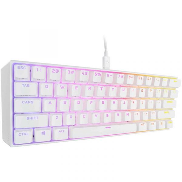 CORSAIR K65 MINI 60% mecanica, alb  Full Key (NKRO) - imagine 5