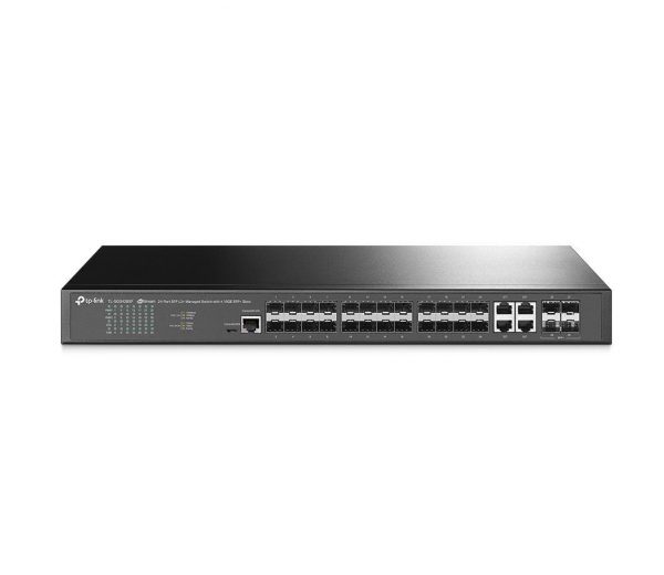 "JetStream™ 24-Port SFP L2+ Managed Switch with 4 10GE SFP+