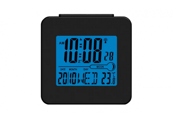 Radio Denver REC-34 BLACK, calendar, functie alarma, funcite snooze, termometru