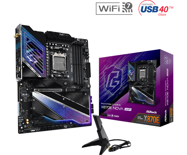Placa de Baza ASROCK X870E NOVA WIFI AM5