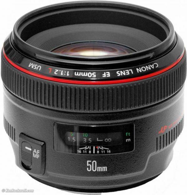 Obiectiv foto Canon EF 50 mm/ F1.2 L USM
