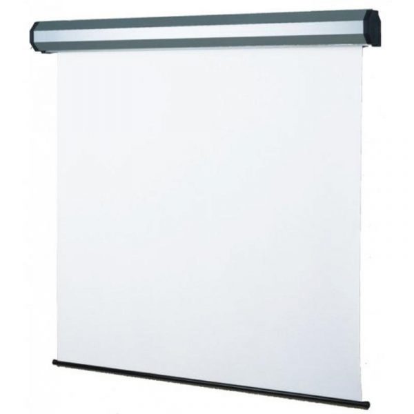 Ecran de proiectie Sopar Lorenzo, electric, perete, 200cm x 200cm,