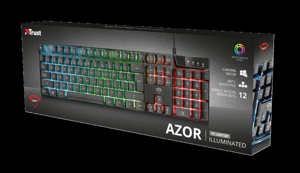 Tastatura Trust GXT 835 Azor, gaming, neagra - imagine 9