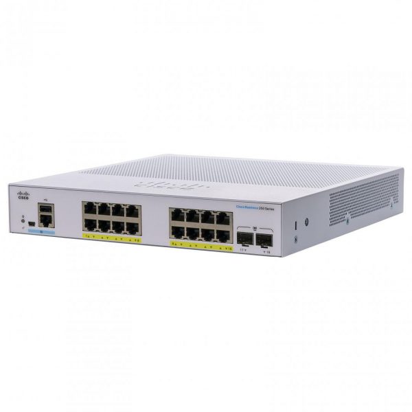 Switch  CISCO CBS250-16P-2G, 16 PORTURI 10/100/1000, 2 x SFP,