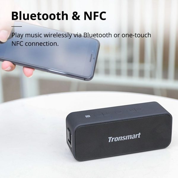 T2 Plus Bluetooth Speaker (Black) - imagine 5