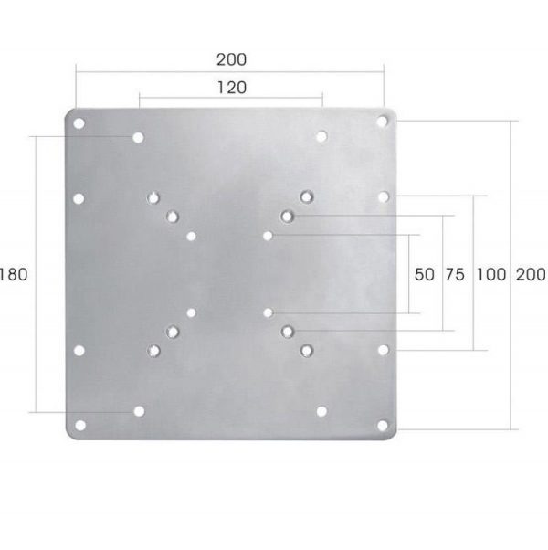 Adaptor VESA Neomounts by Newstar FPMA-VESA200, 200x200mm, suporta pana la - imagine 3