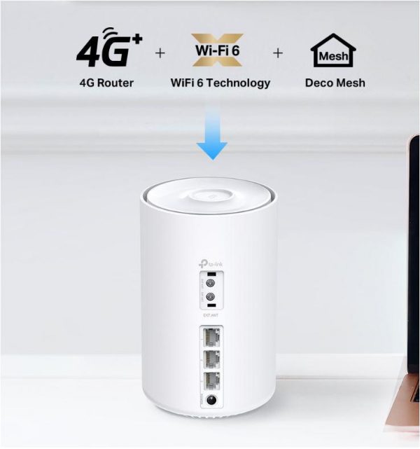 TP-Link DECO X50-4G (1-pack), Gateway 4G&Unitate mesh WI-FI6, AX3000, Standarde - imagine 4