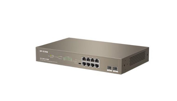 IP-COM switch G1110P-8-150W, 8-Port Gigabit + 2SFP, POE, Standarde: IEEE