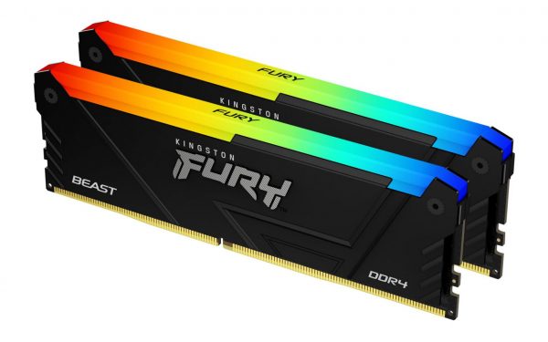Memorie RAM Kingston FURY Beast RGB 16GB DDR4 3600MHz CL17 - imagine 4