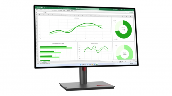 Monitor  Lenovo ThinkVision P27q-30; 27" IPS, QHD (2560x1440) - imagine 4