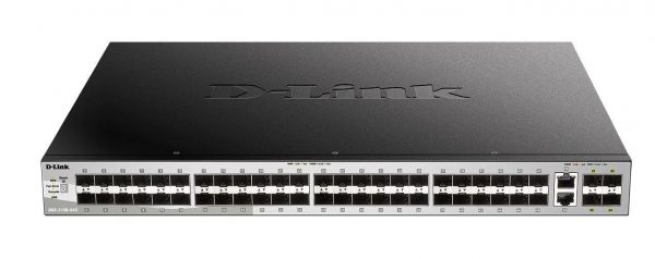 Switch D-Link DGS-3130-54PS/SI, 54-Port Gigabit SFP L3 Stackable Managed Switch, - imagine 3