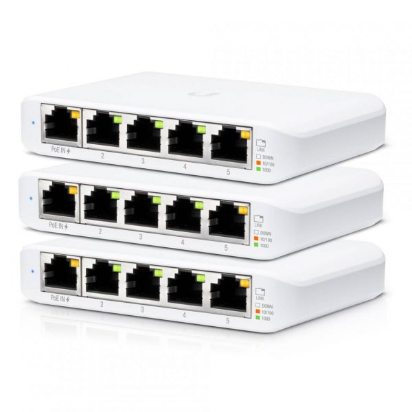 UBIQUITI UNIFI GIGABIT SWITCH 5-PORT 3PK