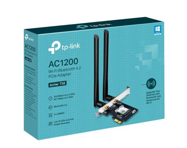 Placa de retea wireless TP-LINK Archer T5E, AC1200, WiFI, Dual-Band - imagine 3