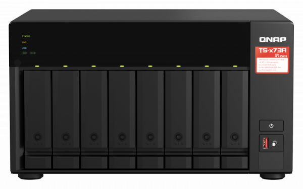 NAS QNAP 873A 8-Bay, CPU AMD Ryzen V1000 series V1500B