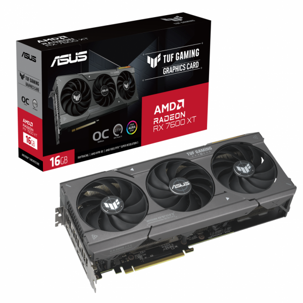 Placa Video Asus TUF Gaming Radeon RX 7600 XT OC