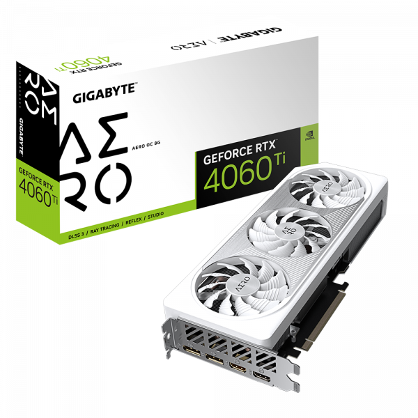 Placa video Gigabyte GeForce RTX 4060 TI AERO OC 8GB