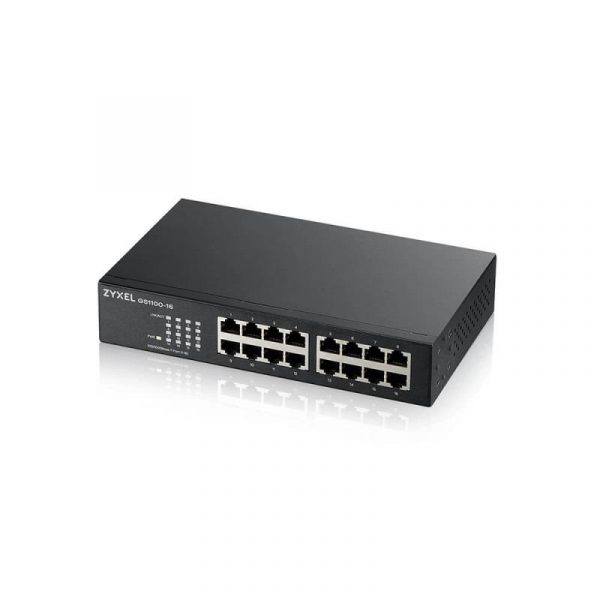Switch ZYXEL GS1100-16, 16-port, 10/100/1000 Mbps - imagine 3