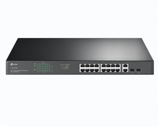 "18-Port Gigabit Rackmount  Switch with 16-Port PoE+ PORT: 16×
