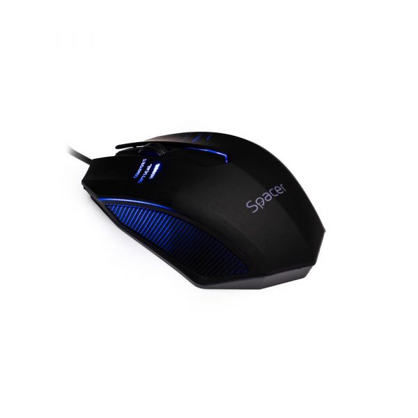 Mouse Spacer SPMO-M20, cu fir, 1000DPI, senzor optic, 3 butoane,