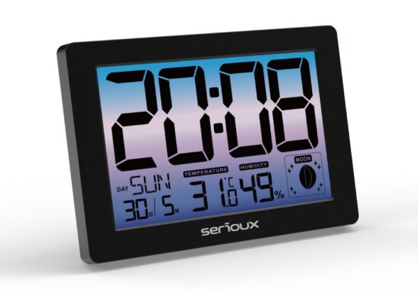 Ceas termometru higometru de camera TH86145,  caracteristici: temperatura interioară,