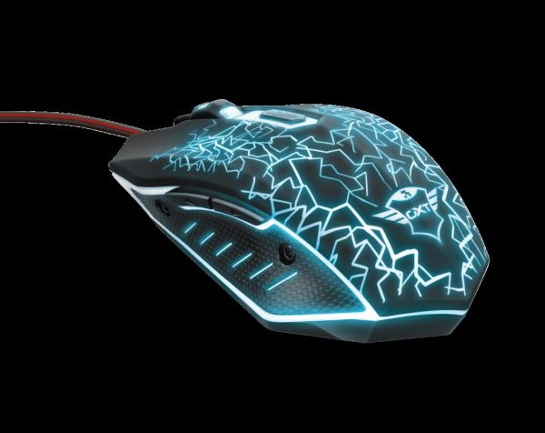 Mouse Trust GXT 105 Izza Illuminated Gaming, cu fir, RGB - imagine 4