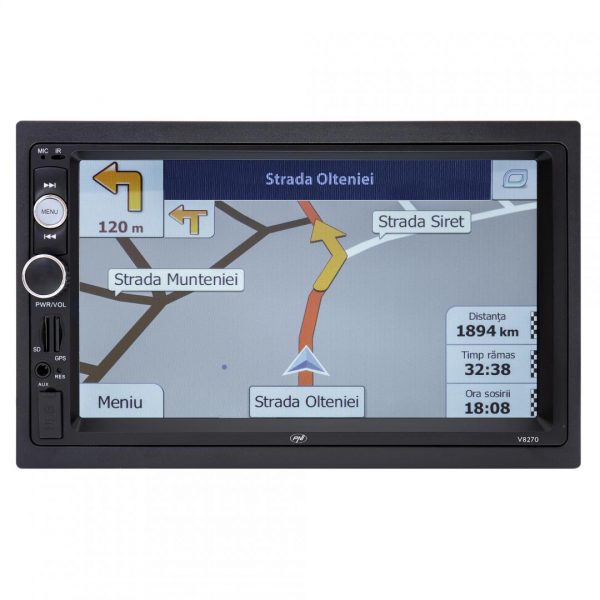 Navigatie multimedia PNI V8270 2 DIN cu GPS MP5, touch - imagine 6