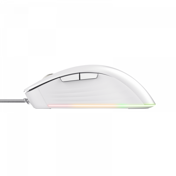 Mouse Trust GXT924W YBAR+ 25600 DPI, alb - imagine 4