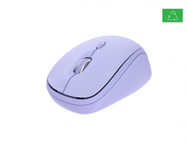 Mouse wireless Trust Yvi, rezolutie maxima 1600 DPI, violet - imagine 3