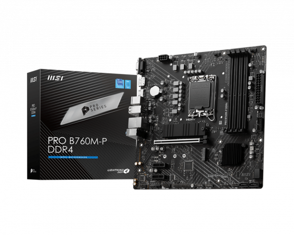 Placa de baza MSI PRO B760M-P DDR4 LGA1700