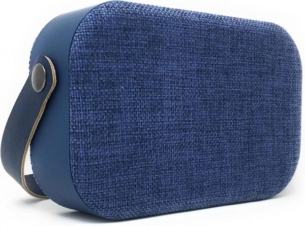 Boxa portabila Denver BTS-63BLUE, 2x3W RMS, Bluetooth 4.1, 3.5mm AUX