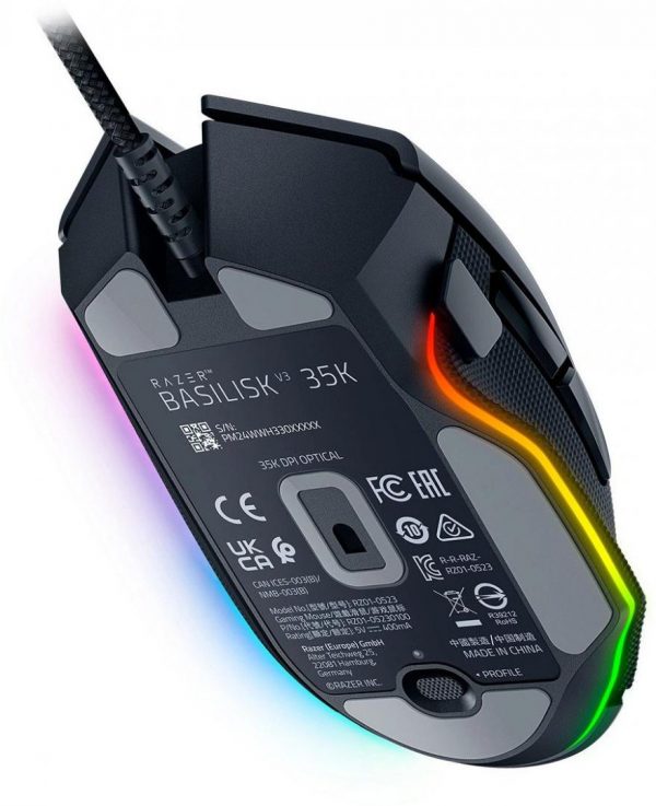 Razer Basilisk V3 35K, cu fir, bluetooth, rezolutie maxima 35000 - imagine 5