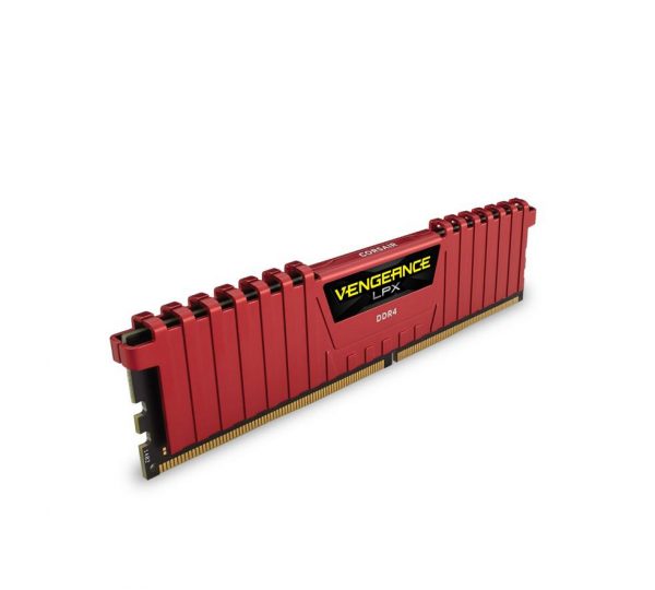 Memorie RAM Corsair Vengeance LPX Red, DIMM, DDR4, 8GB (2x4GB),