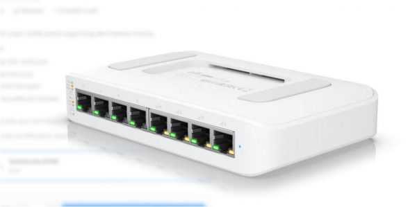 Ubiquiti UniFi 8 port switch, USW-LITE-8-POE, 8 x 10/100/1000 Mbe - imagine 4
