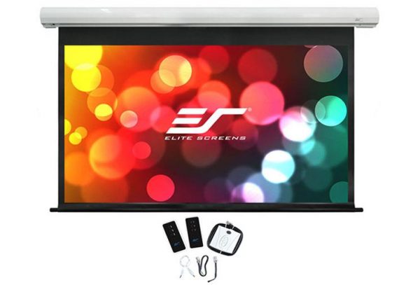 Ecran proiectie electric, perete/tavan, 299 x 168 cm, Home Cinema - imagine 9