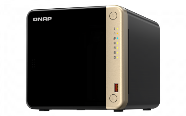 NAS QNAP 464 4-Bay, CPU Intel Celeron N5105/N5095 4-core/4-thread Processor,