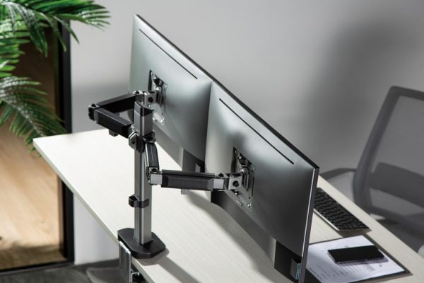 Suport 2 monitoare Serioux MM55-C024, compatibilitate  dimensiune ecran 17"-32", - imagine 15