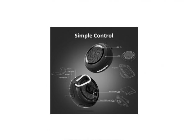 Splash Bluetooth Speaker (Black) - imagine 4