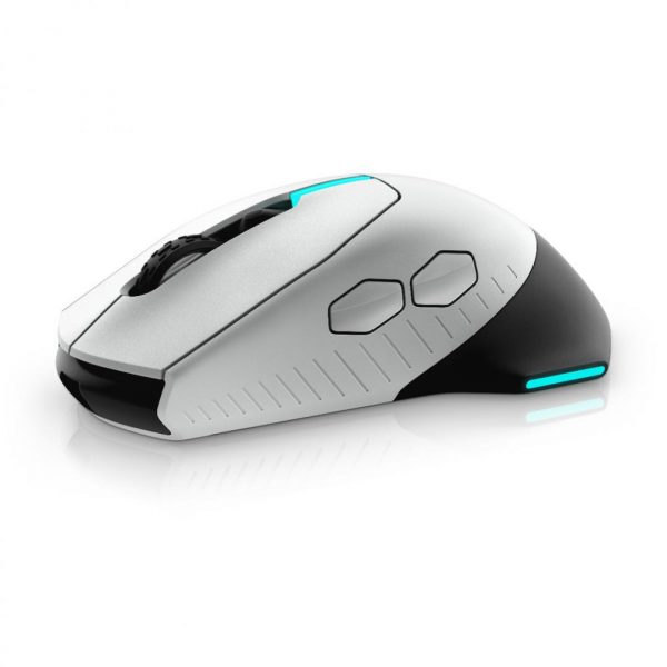Mouse Dell Alienware Gaming AW610M, wireless, Lunar Light - imagine 3