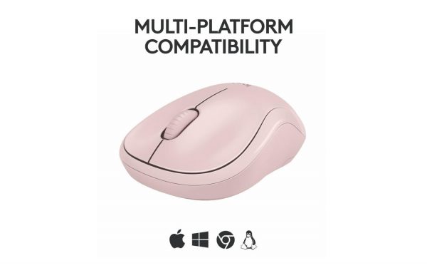 Mouse Logitech MK240 Silent Wireless, optic, interfata Bluetooth, rezolutie 1000 - imagine 4