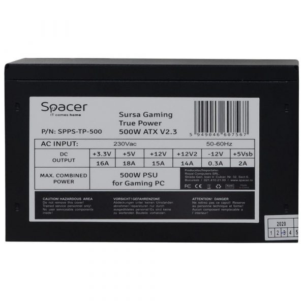 Sursa Spacer ATX True Power TP500, 500W - imagine 4