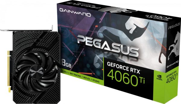 Placa video Gainward GeForce RTX 4060 Ti Pegasus 8GB, GDDR6,
