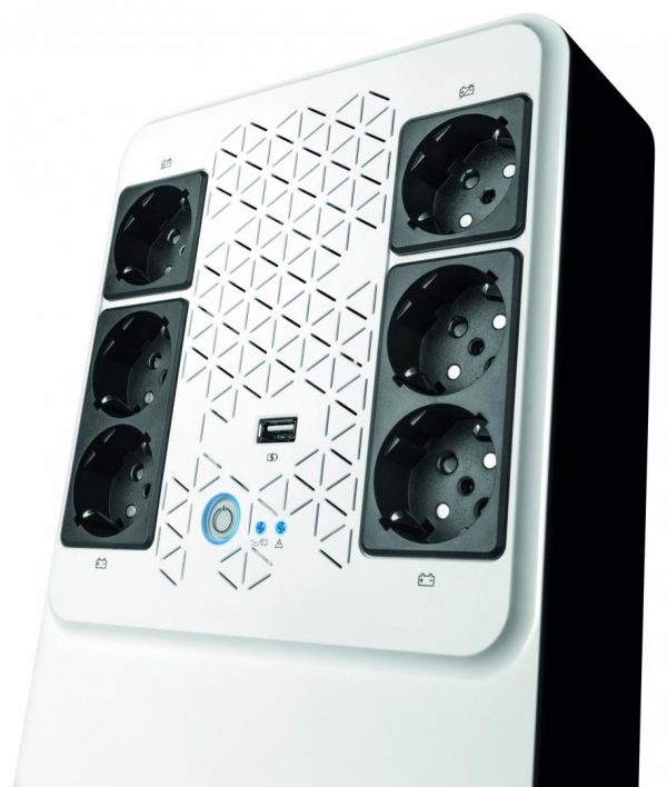 UPS Legrand MULTIPLUG 800, 800VA/480W, 6x German standard sockets, USB