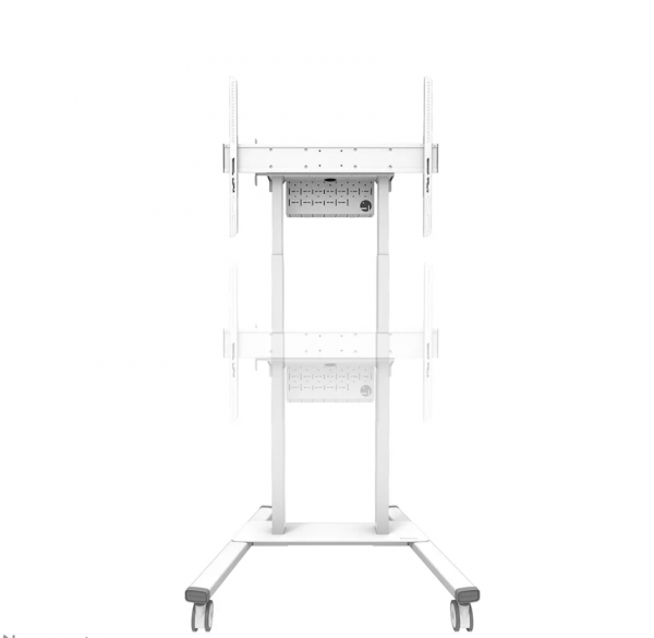 Stand mobil motorizat Neomounts by Newstar, 37"-100", 110 kg, VESA 800x600, alb - imagine 4