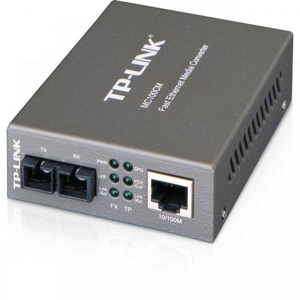 "Omada 10/100 Mbps RJ45 to 100 Mbps Multi-mode SC Fiber