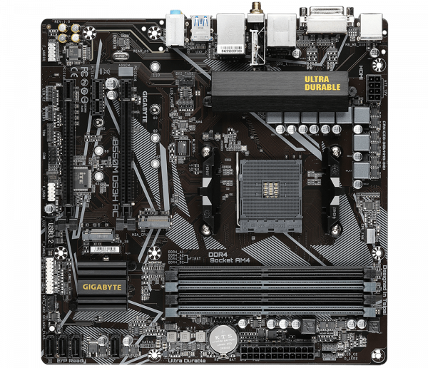 Placa de baza Gigabyte B550M DS3H AC AM4 - imagine 3