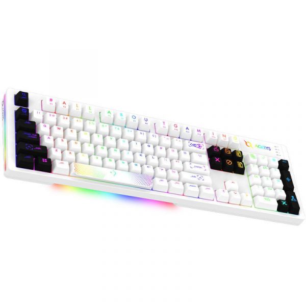 Tastatura mecanica cu fir Aqrys Aludra, 104 taste, switch - imagine 3